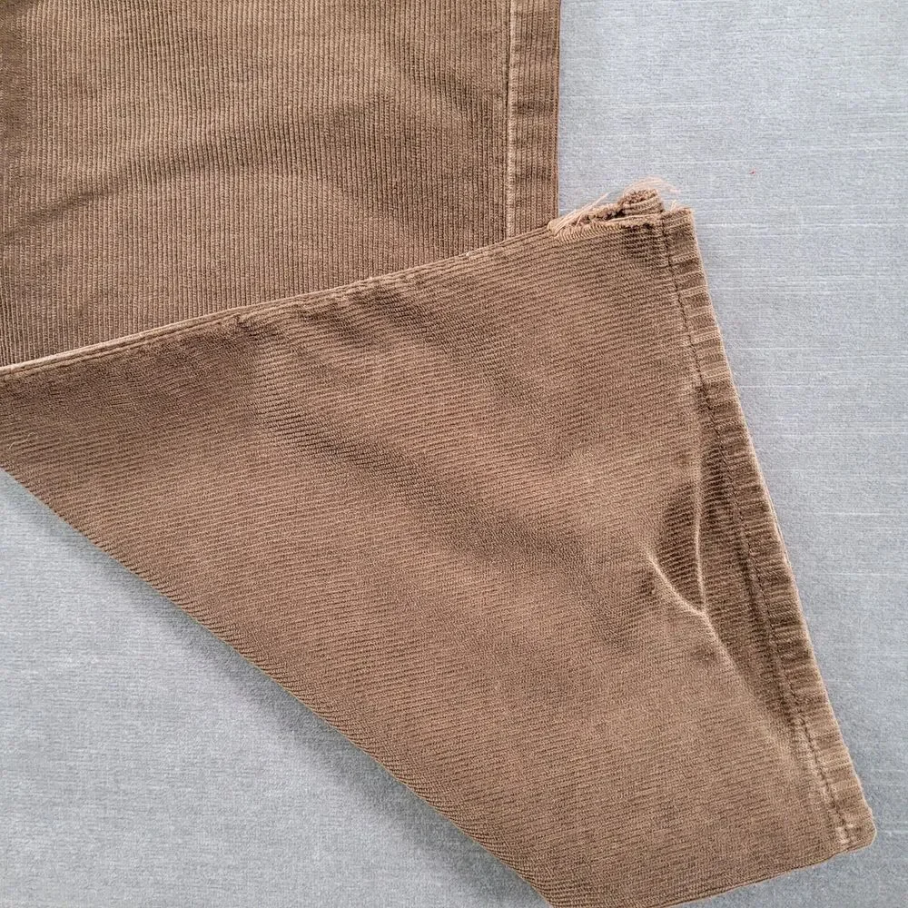 Polo Ralph Lauren Corduroy Pants Mens 37x34 Brown Straight Leg Chino Ribbed Pant